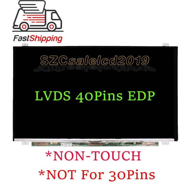HOULISE Replacement For HP 15-G030EO 15-G030SO 15-G039WM 15-G035WM 15-G099SU LCD Screen 1366X768 15.6 Inch 30 Pins 60Hz LED Display Digitizer Panel (for Non-Touch Screen Only