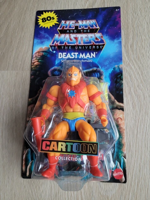 Masters of the Univers Classics Beast Man Beastman Figure 2.0 Motuc Filmation Mattel Universe Action Figures