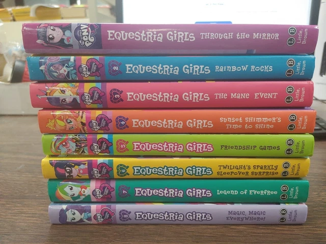 MY LITTLE PONY : Equestria Girls Book Series 1-8 by GM Berrow & Perdita