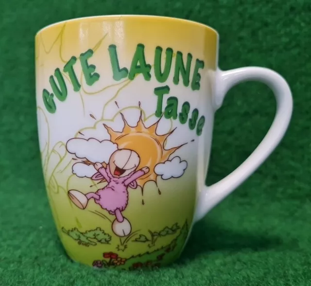 NICI Gute Laune Tasse Kaffeetasse Kaffee-Henkel-Becher Mug Porzellan ca 10cm