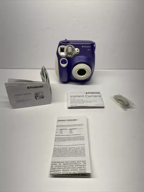 Polaroid 300 Instant Film Camera - Purple Parts Only Untested