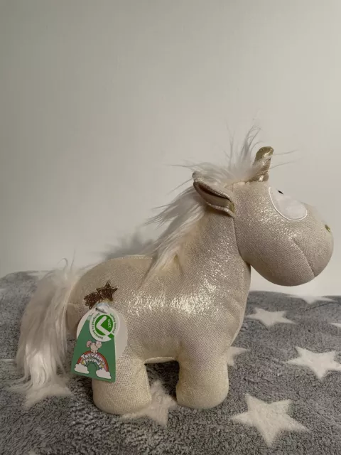 Nici Einhorn Shooting Star 22 cm neu mit Etikett Gold Stofftier 43724