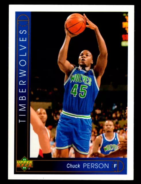 1993-94 Upper Deck NBA Card Minnesota Timberwolves Chuck Person #5