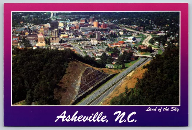 Postcard Asheville North Carolina NC Land of the Sky Unposted 4x6