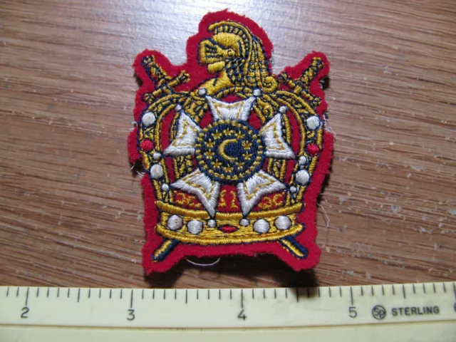 Older Knights Of Columbus Embroidered On Felt Colored Patch ~Nice~