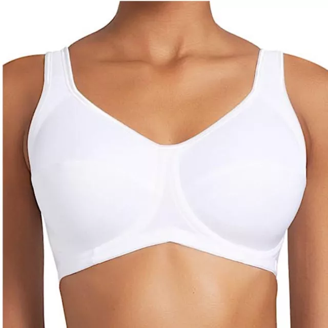 SALE Freya Core White Sports bra High Impact unpadded underwire coolmax fabric 3