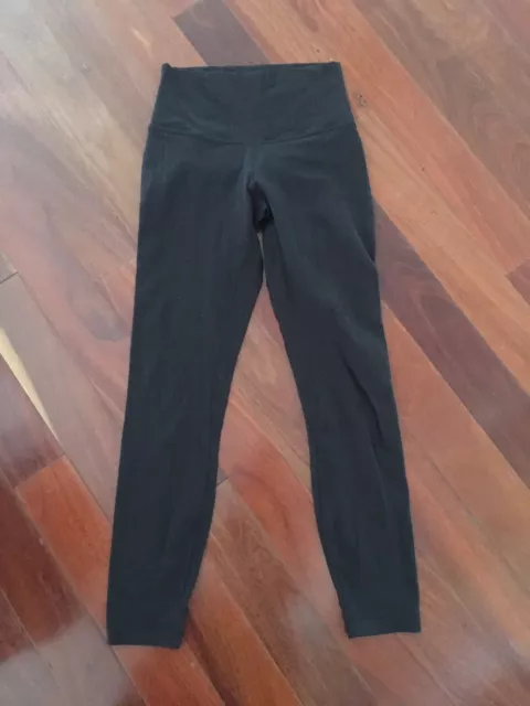 Lululemon Black Full Length Tights Womens Size 4 CAN/ 8 AUS