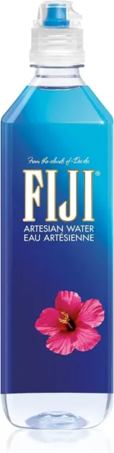 FIJI Natural Artesian Water SPORTS CAP 12 x 700ml Bottles