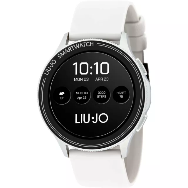 Mens Smartwatch LIU JO LUXURY VOICE SWLJ077 Silicone White Touchscreen