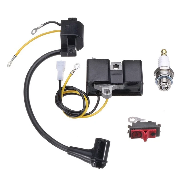 3 Pz Accensione/Bobina Kit for Husqvarna 61 66 162 266 Sega 501516201 Quality