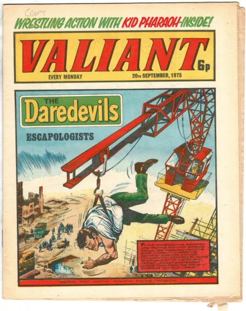 Valiant comic 20th September 1975 - combined P&P