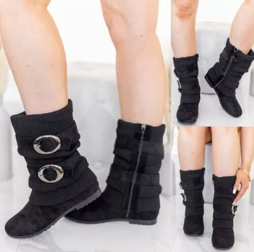 Botte talon plat cheap