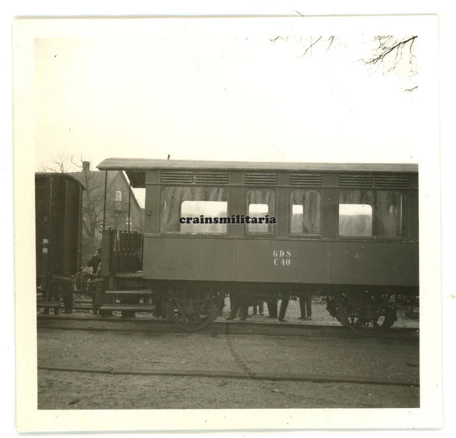 Orig. Foto GDS Gribskovbanen Waggon C.40 am Bahnhof Dänemark 1961