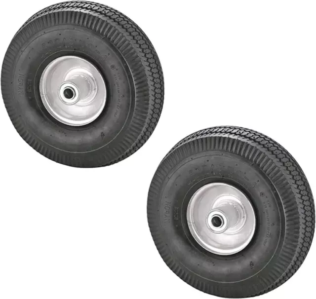 Rocky Mountain Dolly Wheel 4.10/3.50-4” Heavy Duty Replacement Tire Rim 400 Lb 2