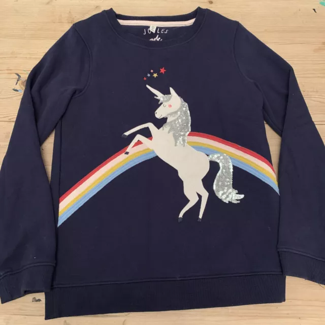 Joules unicorn 2025 jumper