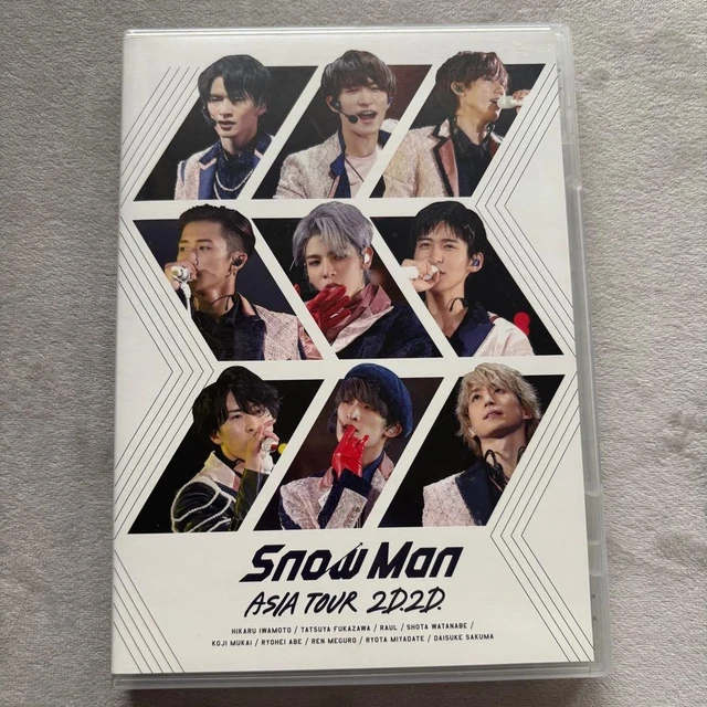 SNOW MAN ASIA TOUR 2D.2D Blu-ray 2-Disc Set Compact Concert EUR