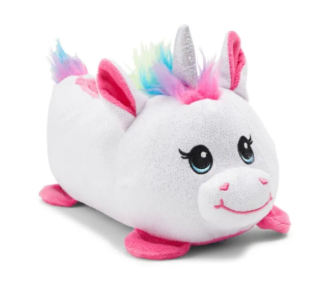 Build A Bear B-A-B Toddler Character Rainbow Unicorn Slippers Size X-Small 9/10