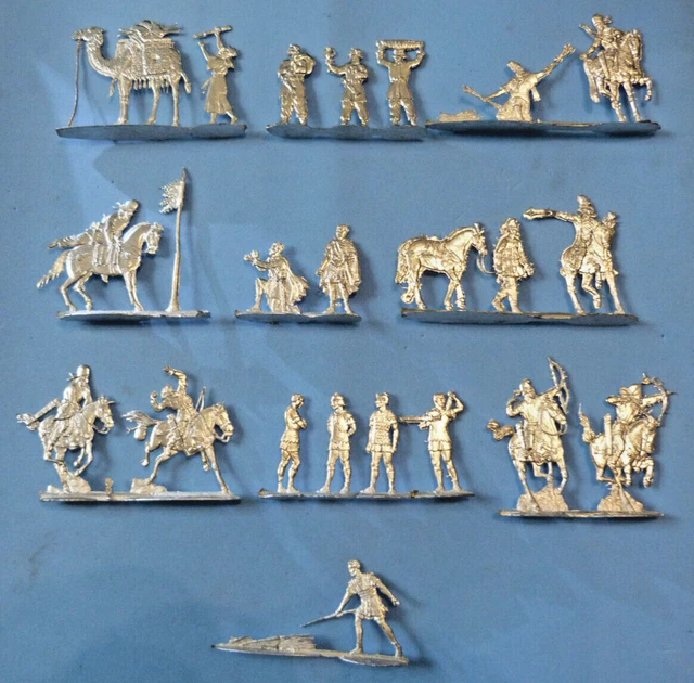 Plats D'étain Heinrichsen - 52 Figurines Civils Renaissance - 30mm à Peindre