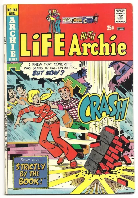 Life with Archie Comic Book, No. 148, August 1974.  "Strictly By the Book".