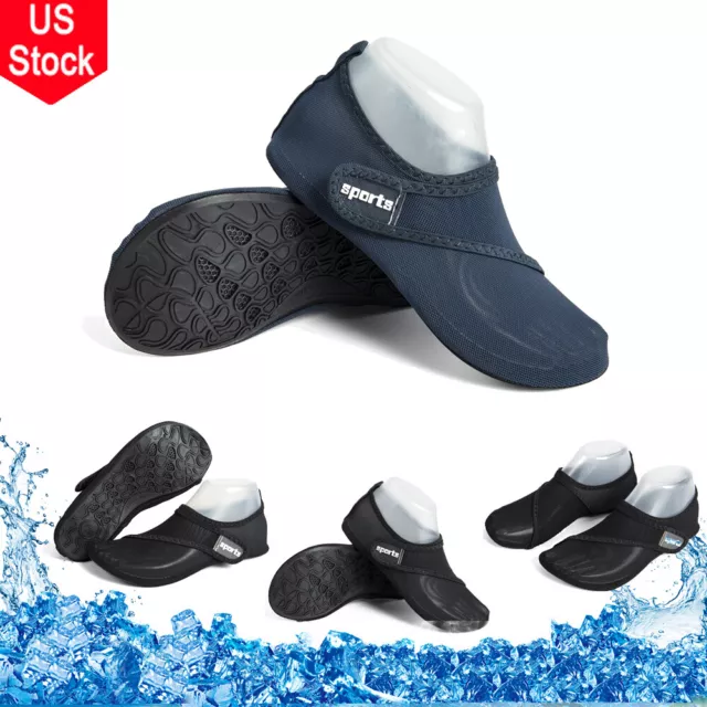 Unisex Skin Water Shoes Couple Beach Socks Yoga Exercise Pool Swim Slip On Surf