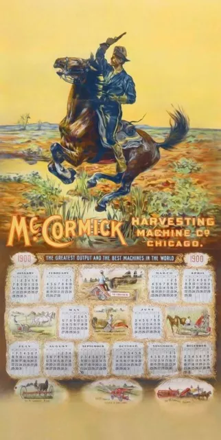 McCormick Harvesting Machine of Chicago NEW Sign 24x48" USA STEEL XL Size 10 lbs