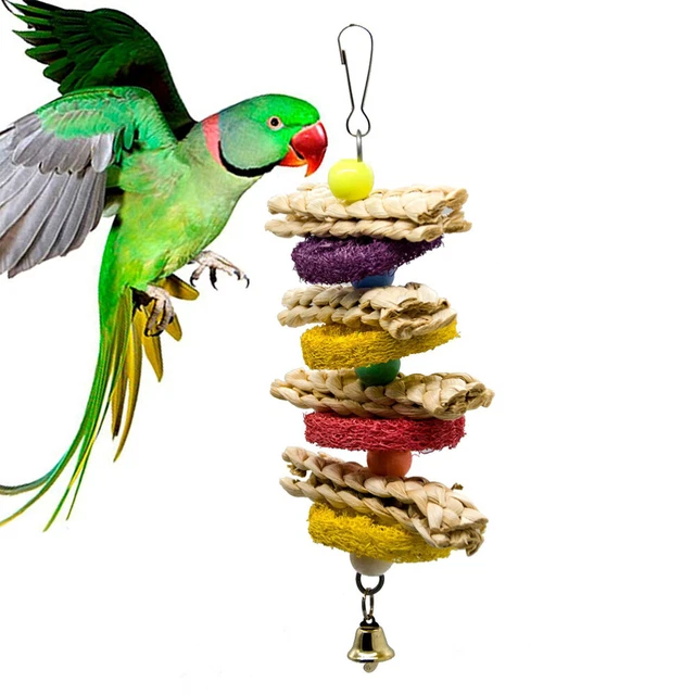 1Pc Papagei Spielzeug Vogel Biss Spielzeug Papagei Käfig Liefert 5