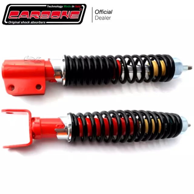 Kit Ammortizzatori Carbone Anteriore E Posteriore Regolabile Vespa Px Pe