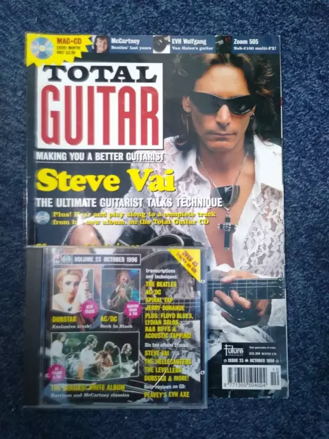 Oct, 1996 Total Guitar magazine + CD