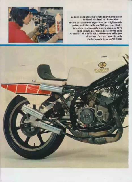 Pubblicita'  Advertising-Articolo Moto Gp Mondiale  1978- Motosport Gp Epoca