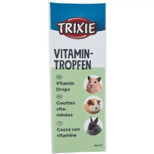 Trixie Vitamin Drops for Small Animals 15ml Prevent Deficiency Boost Immunity