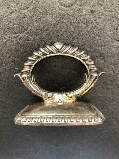 Pair of Napkin Ring Holder Silver Plated Decorative Stand PBPRI