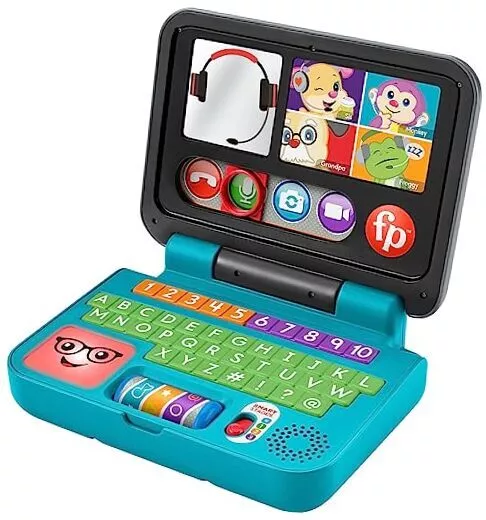 Laugh & Learn Baby to Toddler Toy Let's Connect Laptop Pretend Computer with