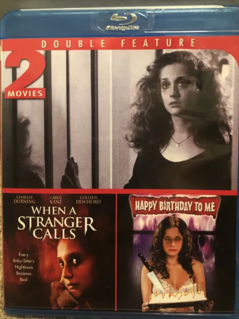 When a Stranger Calls/Happy Birthday to Me (Blu-ray Disc, 2013) OOP!