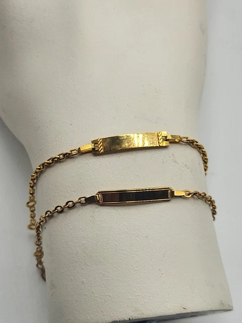 Bracelet Vintage Plaqué Or Murat - Occasion, Style Rétro