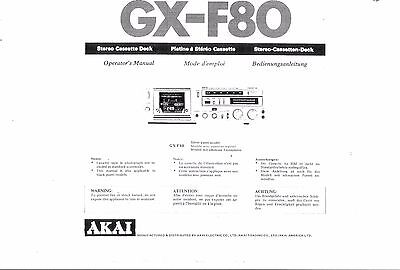 Bedienungsanleitung Owners Manual Akai VS-A77EOG Videorekorder  B255 
