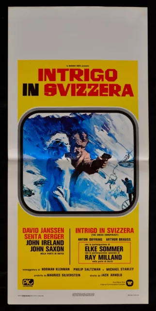 Plakat Intrigen IN Schweiz Swiss Conspiracy Senta Berger Janssen Ireland B45