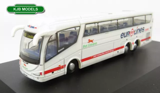 Brandneu In Verpackung N Stärke Oxford Diecast 1:148 Nirz001 Scania Irizar Bus Eireann / Eurolines