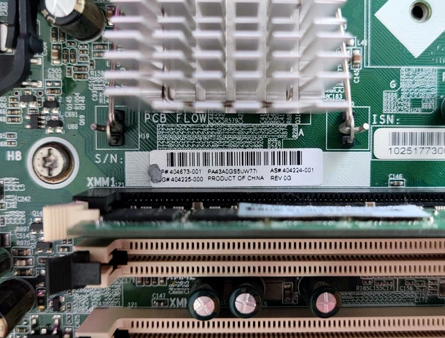 HP DC7700 Maverick/Silverado Mainboard 404673-001 404225-000 404224-001 /w TRAY 3