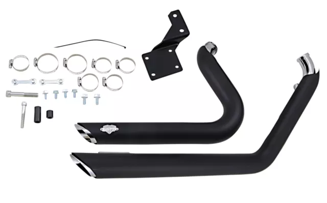 Vance & Hines Shortshots Staggered Black Exhaust System (47221)