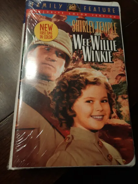 Shirley Temple-Wee Willie Winkie (Vhs, Sealed, 1994) 20th Century Fox watermark