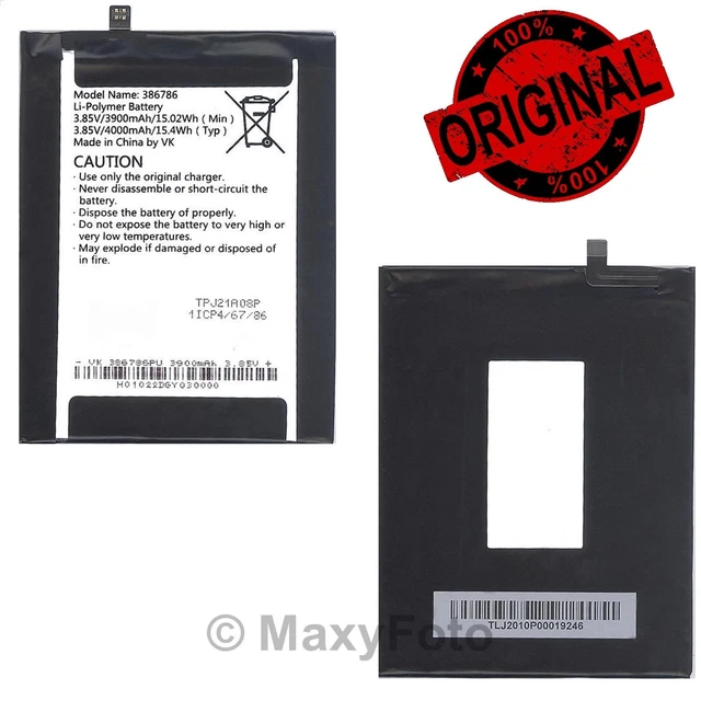 Pila Para WIKO VIEW MAX WP200 W _ P200 4000MaH 386786 TPJ18K07P Y80