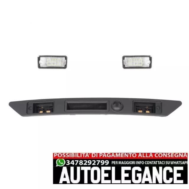 Griffleiste + Led Kennzeichenbeleuchtung Passend Für Audi A3 A4 A5 A6 A8