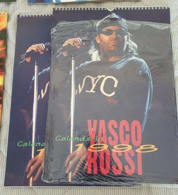 Vasco Rossi Calendario 1998 Raro semi sigillato!!INTROVABILE! Prezzo scontato!