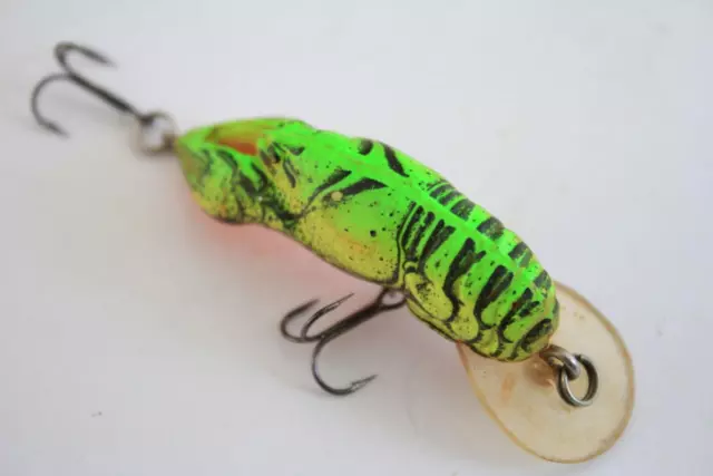 1980'S REBEL SHALLOW Floating Wee Crawdad Fluoro Green Trout Bass Fishing  Lure $28.00 - PicClick AU