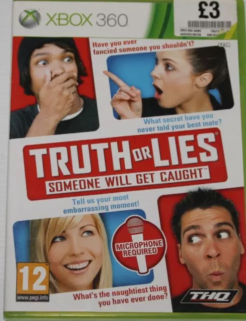 Xbox 360 Truth Or Lies Inc manual PG