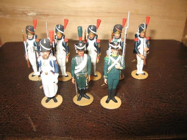 9 SOLDATS SEGOM Historex Napoléon grenadiers hollandais Figurine empire