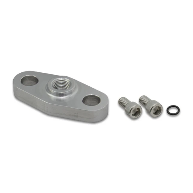 Vibrant For Garrett GT3788/GT4088R Turbo Oil Inlet Flange | Aluminum w/-4AN Male