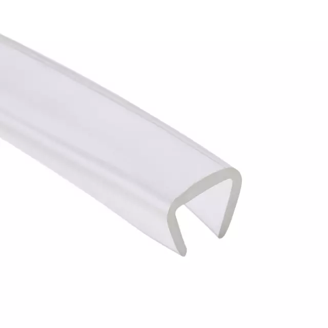 Trim Seal, PVC U-Seal Channel Edge Protector Sheet, Fits 12-15mm Edge 2Meters