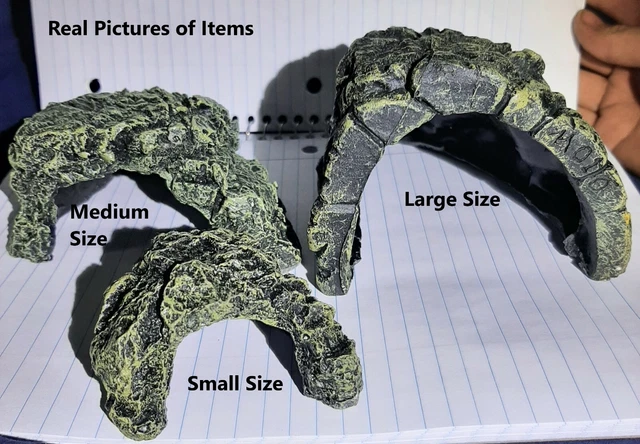 Resin Hideout Cave for Fish, Shrimp, Reptiles, Small Animals, Aquarium Fish Tank 3
