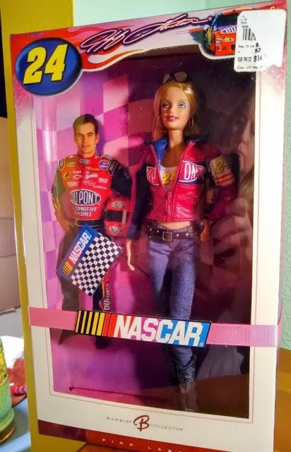 Barbie Jeff Gordon #24 Nascar Barbie Pink Label Collection Doll Mattel 2006